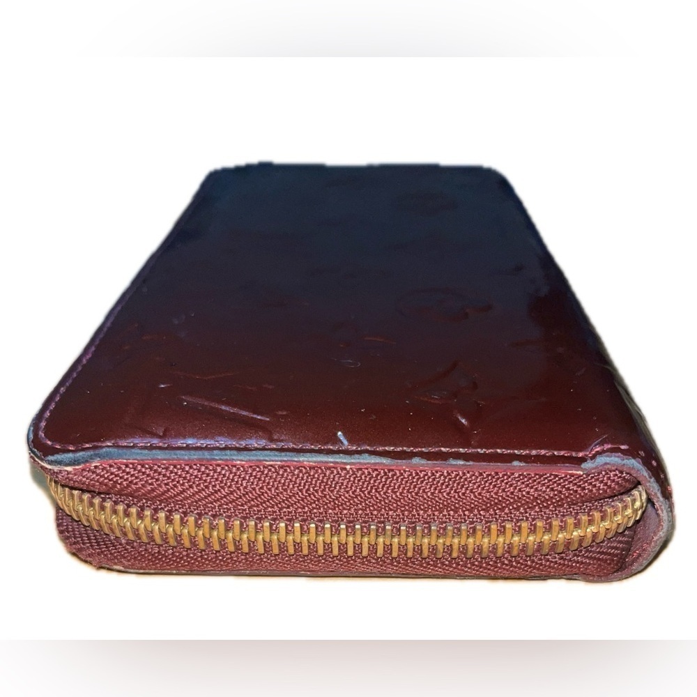 Louis Vuitton Monogram Vernis Zip Around Long Wallet, Purple - Picture 4 of 10